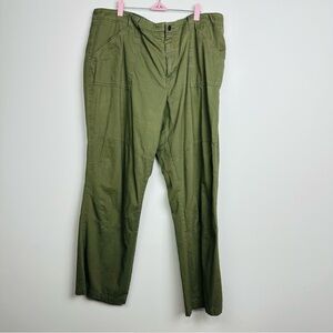 Venezia Women's Olive Green Trousers Size 22